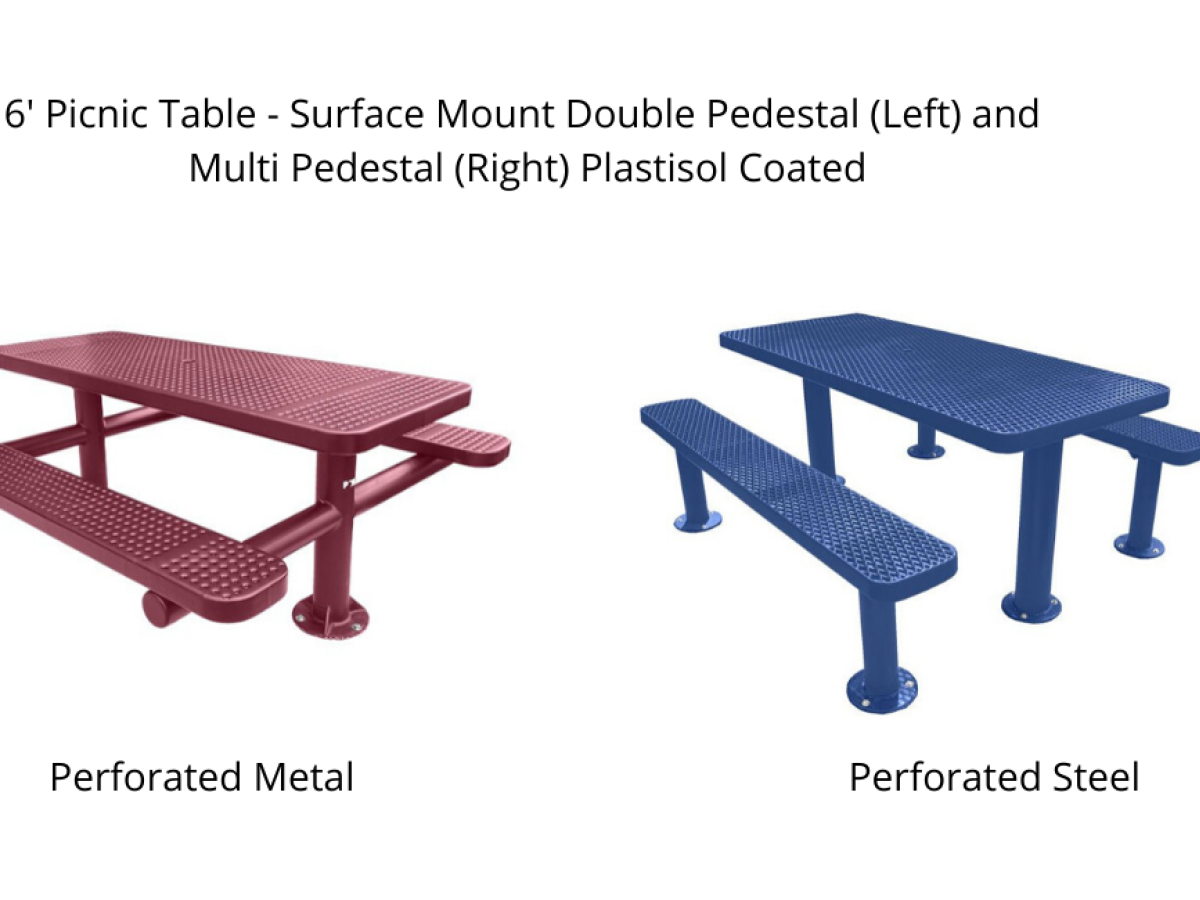 Metal Picnic Tables for Schools - SWS Group
