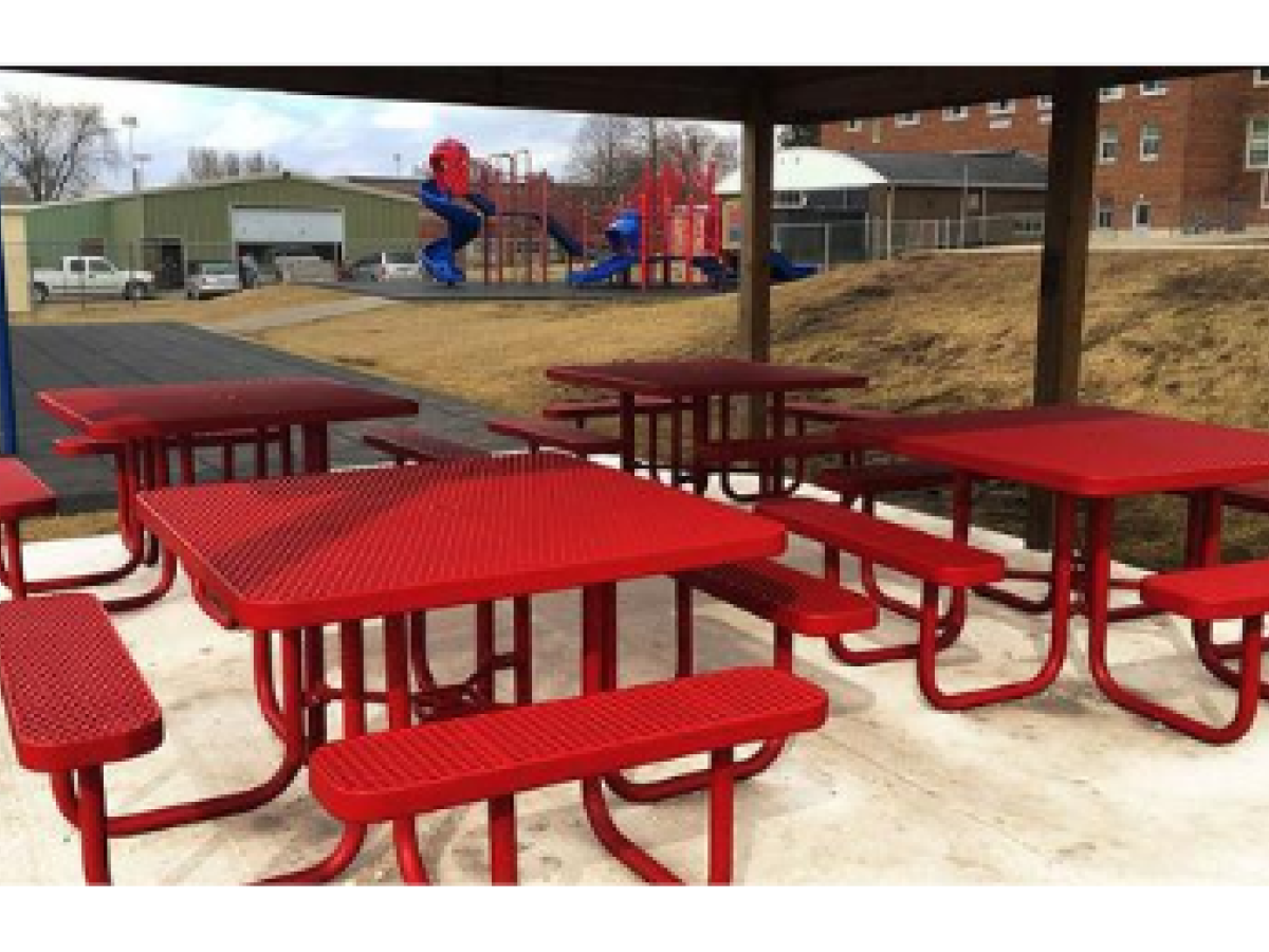 Metal Picnic Tables for Schools - SWS Groups