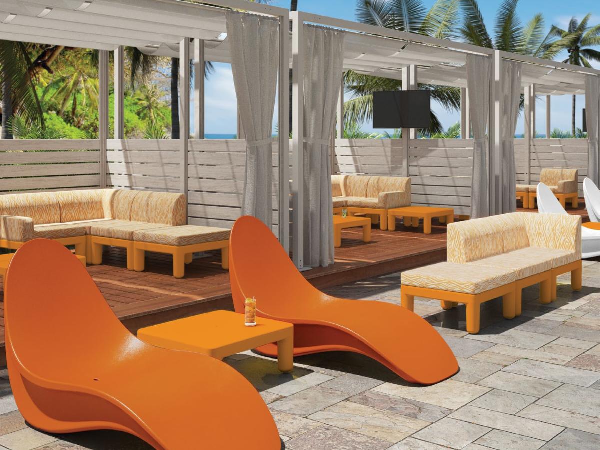 Loungers Outdoor for Campus Swimming Pools - SWS Group
